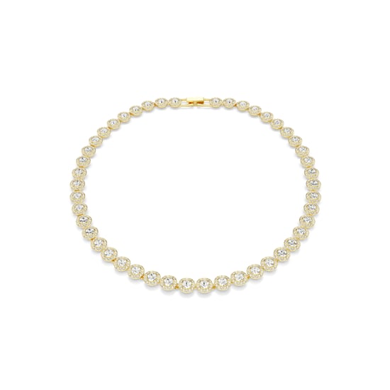 Swarovski 'Una Angelic' Damen-Halskette aus vergoldetem Metall - Gold 5720505 - Image 1