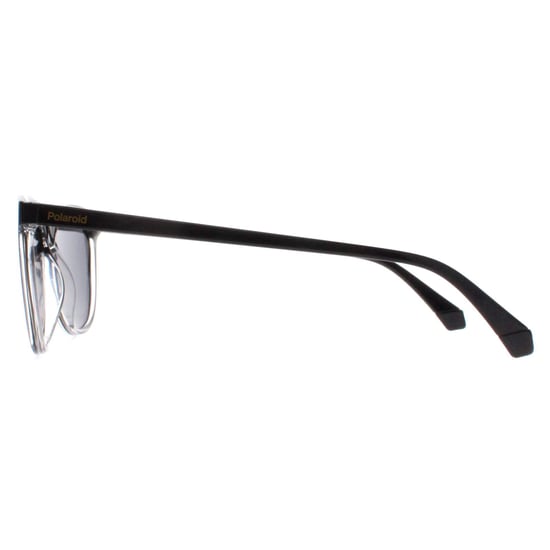 Polaroid Cat Eye Womens Black Crystal Grey Polarized PLD 4161/S