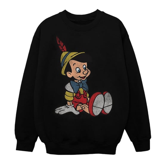 Disney Boys Pinocchio Classic Pinocchio Sweatshirt (Black)