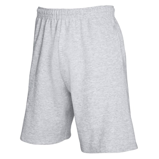 Fruit Of The Loom Mens Lightweight Casual Fleece Shorts (240 GSM) (Heather Grey)