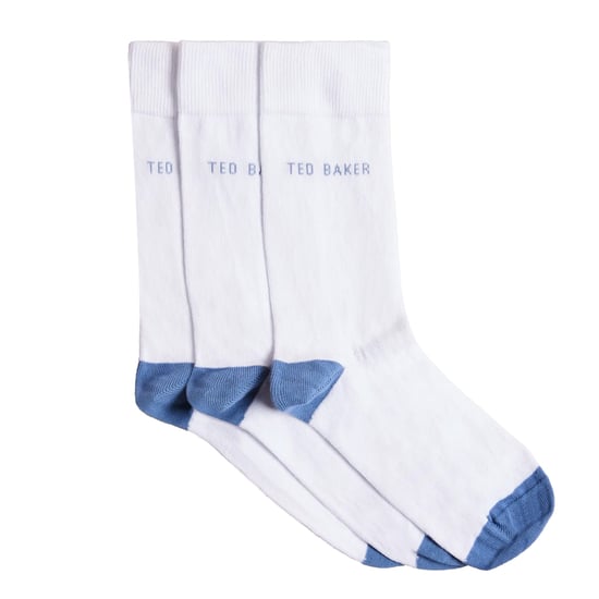 Ted Baker – 3er-Pack weiße Herrensocken - Image 1