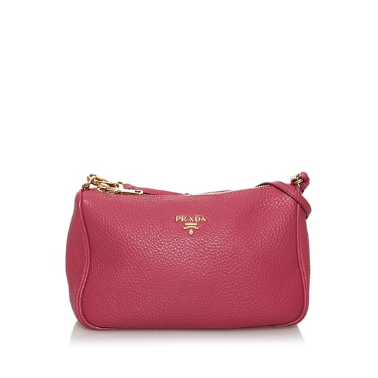 Vintage Prada Leather Baguette Pink - Image 1