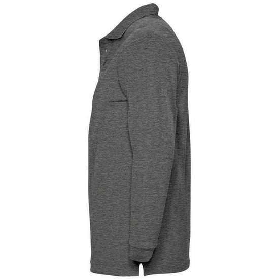 SOLS Winter II - Polo à manches longues - Homme (Gris foncé) - Image 3