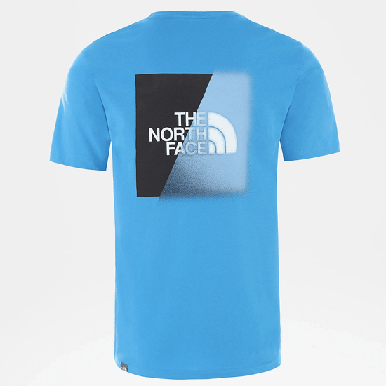 The North Face Bad Glasses T-shirt in Clear Lake Blue / TNF Black