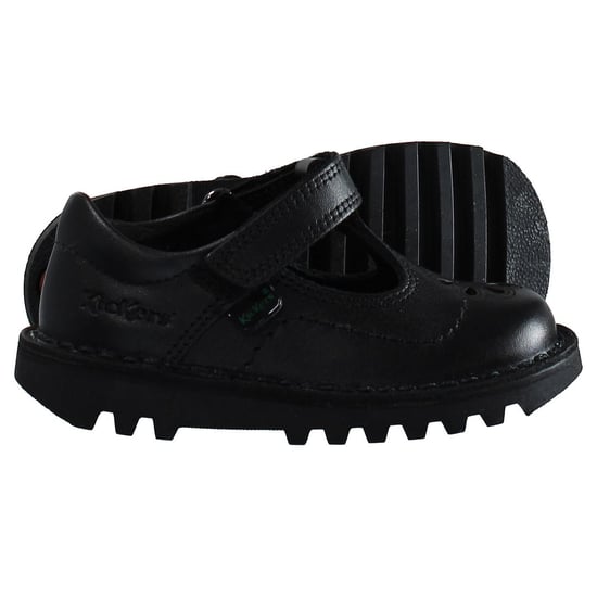 Kickers T-Bar Flutter Kinderschuhe Schwarz - Image 3