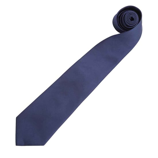 Premier Herren Krawatte Colours, unifarben (Marineblau) - Image 2