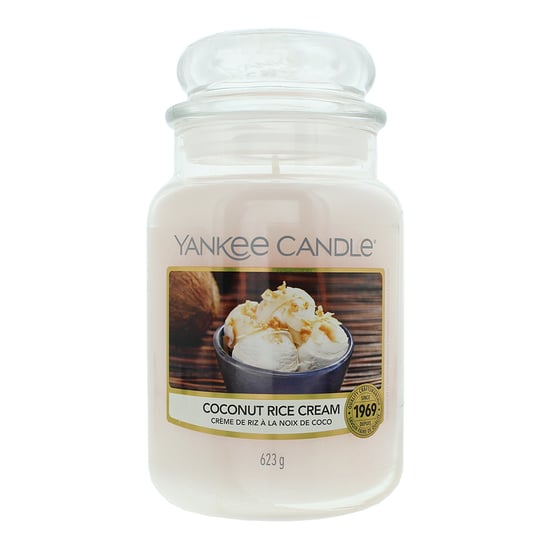Yankee Candle Kokos-Reis-Creme-Duftkerze Große Glas 623g - Image 1