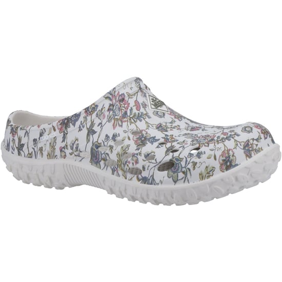 Muck Boots Muckster Lite Synthetik Hellgrau/Floral Print Clogs - Image 1