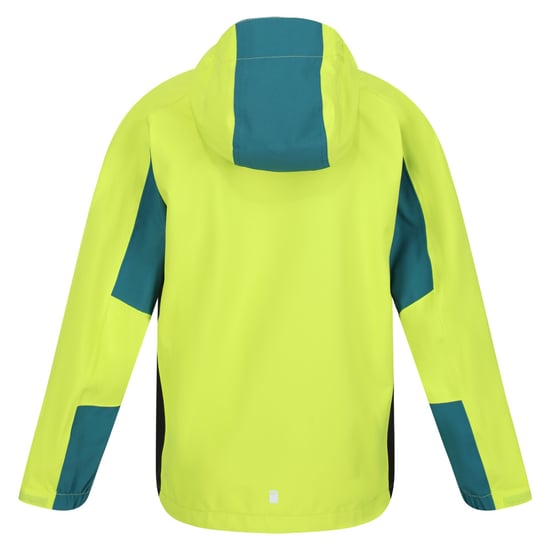 Regatta Childrens/Kids Highton III Waterproof Jacket (Bright Kiwi/Pacific Green)