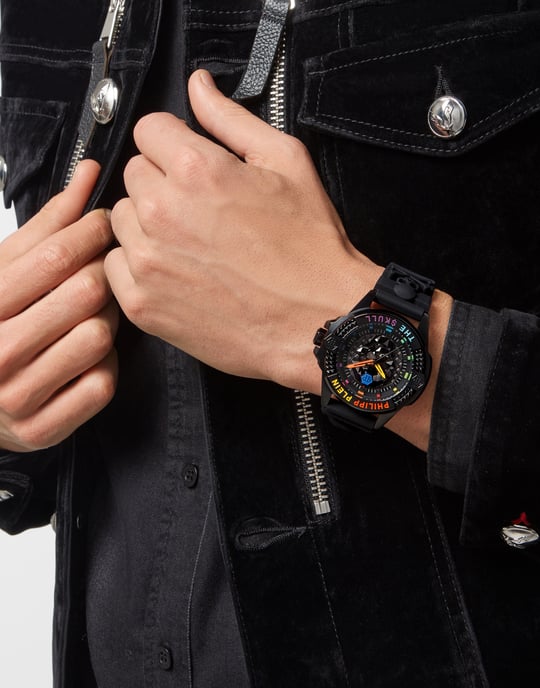 Philipp Plein The $kull Herrenuhr schwarz PWAAA0621 - Image 3