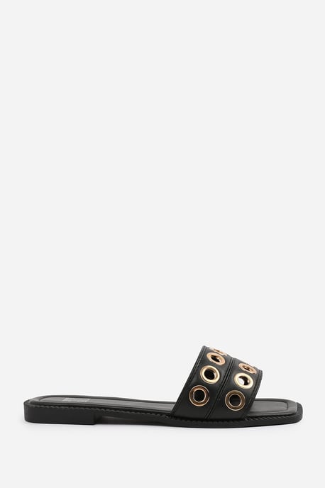 Wheres That From Womens 'Cher' Flatform Sandal With Stylish Holes Strap Detail - Image 2