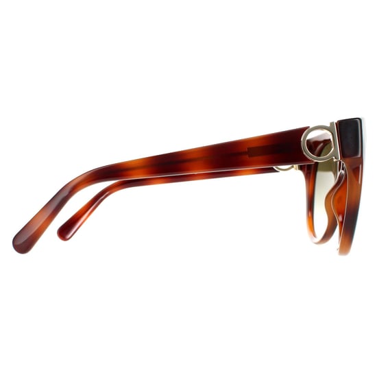 Salvatore Ferragamo Cat Eye Damen Schildkröte Grün SF1031S - Image 4
