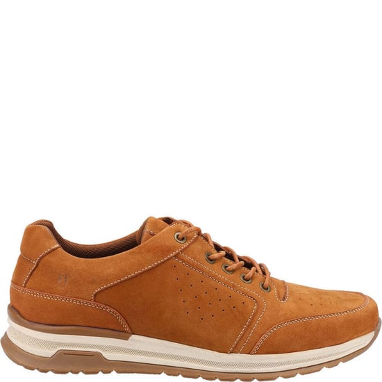 Hush Puppies Mens Joseph Nubuck Turnschuhe (Tan/Beige) - Image 2