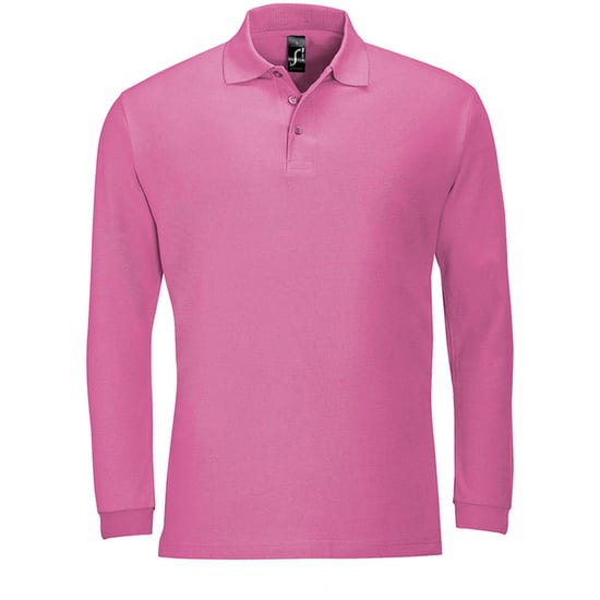 SOLS Winter II - Polo à manches longues - Homme (Rose) - Image 1