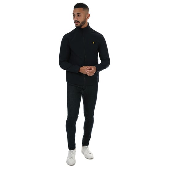 Veste Softshell col cheminée Lyle And Scott Pour Homme en Bleu Marine - Image 3