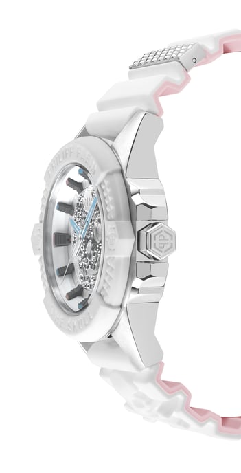 Philipp Plein The $kull Weiß Unisex Armbanduhr PWAAA1521 - Image 2