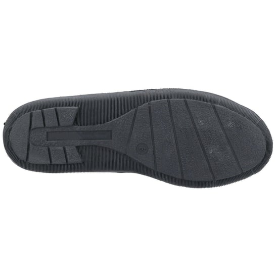 Hush Puppies Herren Arnold Slip On Leder Pantoffel (Schwarz) - Image 4