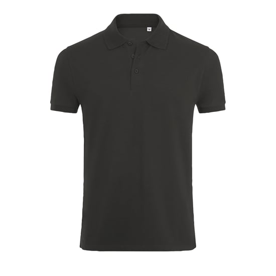 SOLS Herren Phoenix Kurzarm-Pique-Poloshirt (Charcoal Marl) - Image 1