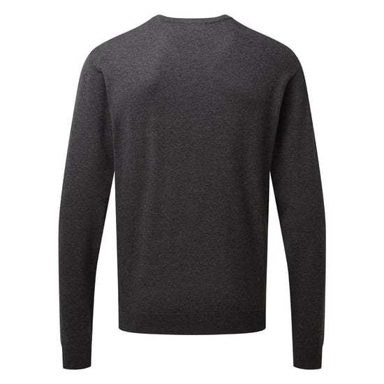 Premier Erwachsene Unisex-Pullover mit Rundhalsausschnitt aus reicher Baumwolle (Holzkohle) - Image 2