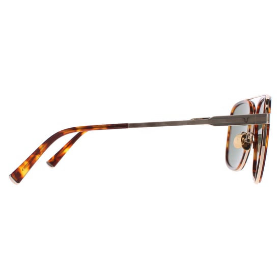 Police Aviator Womens Shiny Red Havana Green SPLC49 Lewis 21