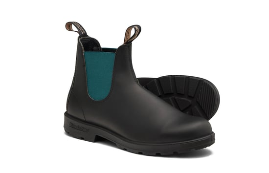 Blundstone #2307 Black/Teal Chelsea Boot