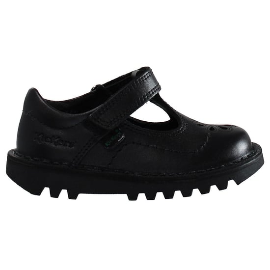 Kickers T-Bar Flutter Kinderschuhe Schwarz - Image 1