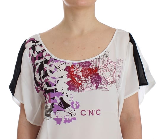 Costume National Bluse mit weißem Motivdruck - Image 3