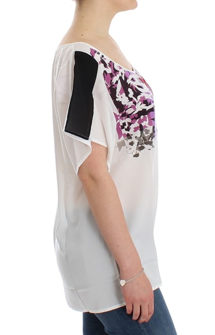 Costume National Bluse mit weißem Motivdruck - Image 4