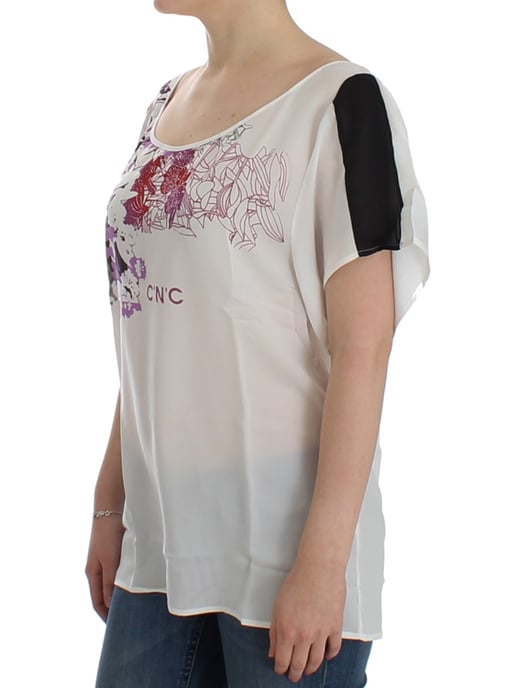 Costume National Bluse mit weißem Motivdruck - Image 6