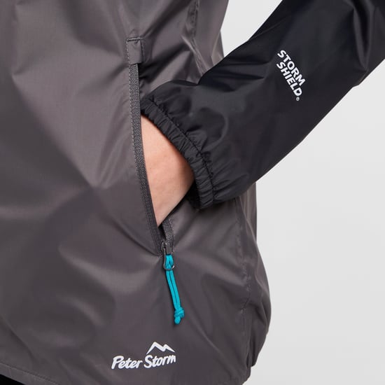Peter Storm Women's Cyclone Lightweight Waterproof Jacket with Fitted Hood, Hiking Raincoat