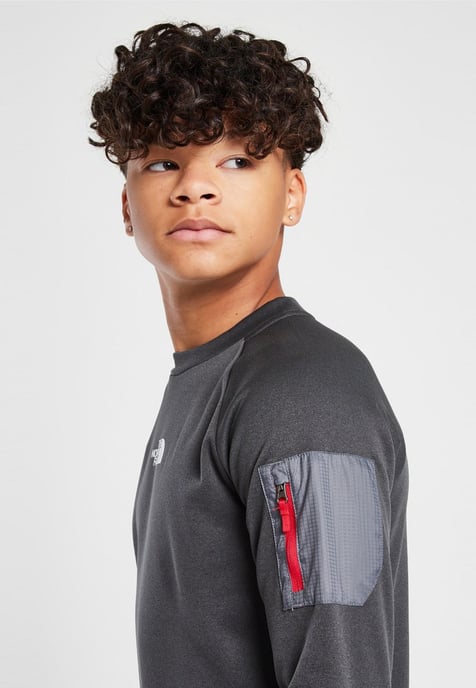 The North Face Mittellegi Junior Jungen Crew Sweatshirt in dunkelgrau - Image 3