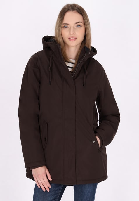 Dreimaster Winterjacke Damen dunkelbraun - Image 3