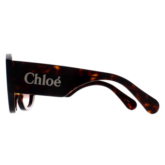 Chloe Rund Damen Dunkel Havanna Braun Farbverlauf CH0234S - Image 3