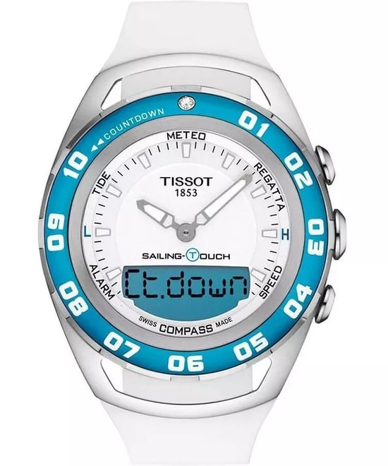 Tissot T-touch Sailing Weiß Herren Armbanduhr T0564202701100 - Image 1