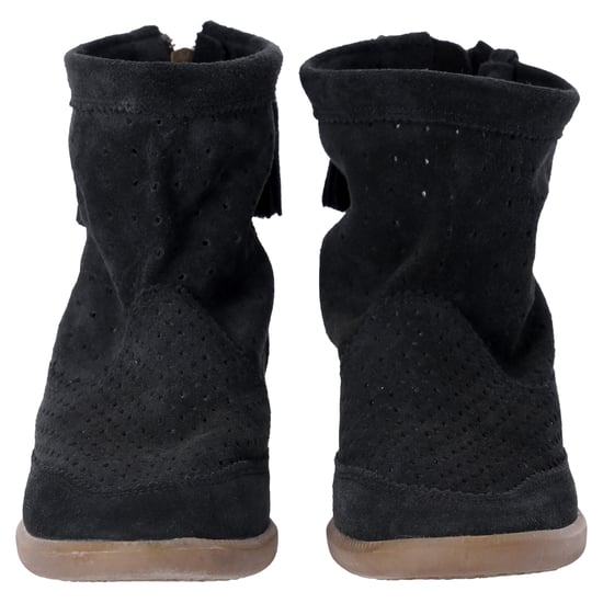 Isabel Marant Basley Wedge-Ankleboots mit Quastenverzierung aus schwarzem Wildleder - Image 3