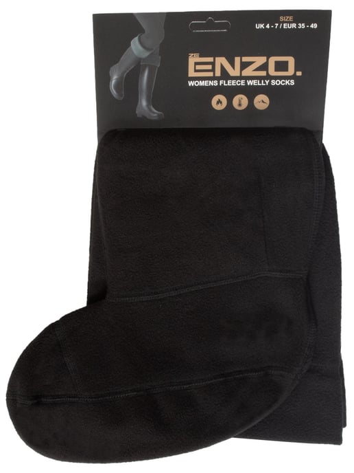 Enzo | Womens Fleece Welly Socken - Image 2