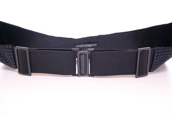 Dolce & Gabbana Blauer Taillen-Smoking-Hosenträger-Gürtel - Image 5