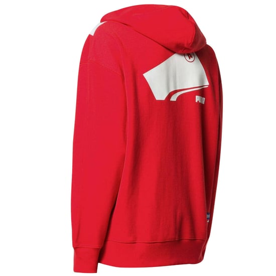 Puma x Ader Error Full Zip Hoodie Hooded Sweatshirt Red White 578492 64