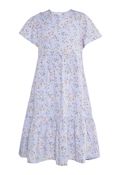 Dreimaster Kleid Mädchen (Kids) Hellblaue Blume - Image 1
