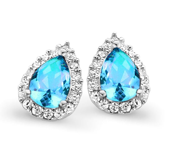 Orphelia 'Enora' Women's 925 Sterling Silver Stud Earrings - Silver ZO-7226/BT/1