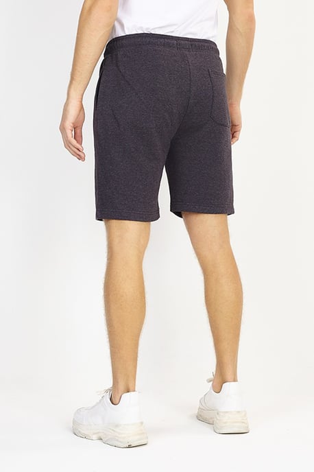 Charcoal 'Tarley' Basic Fleece Shorts
