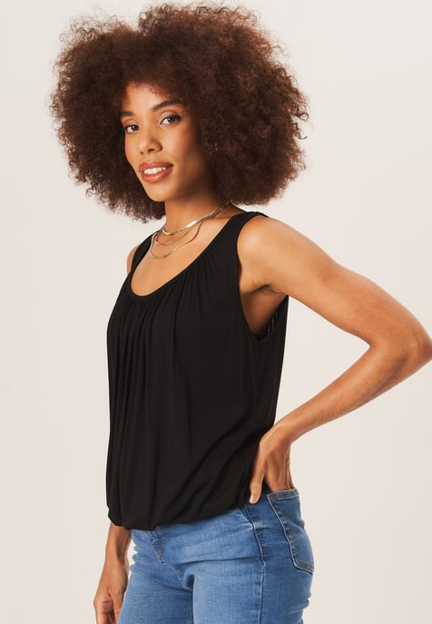Rouse Neck Oversized Ärmelloses Top - Image 2