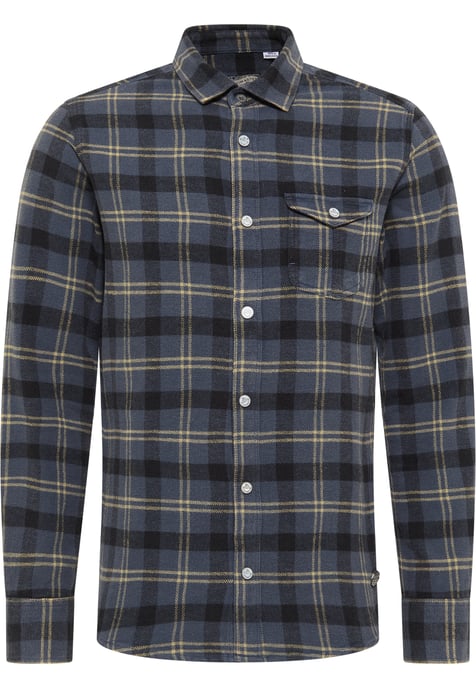 Dreimaster Hemd Herren Marine - Image 1
