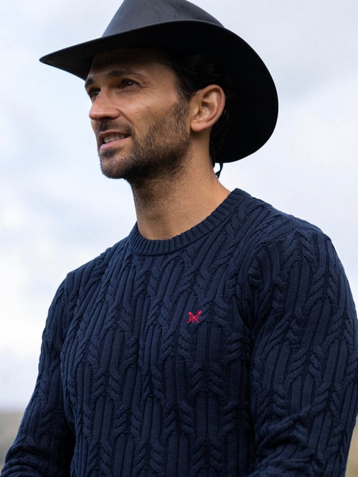 Outback III Australian Style Leather Hat in Black