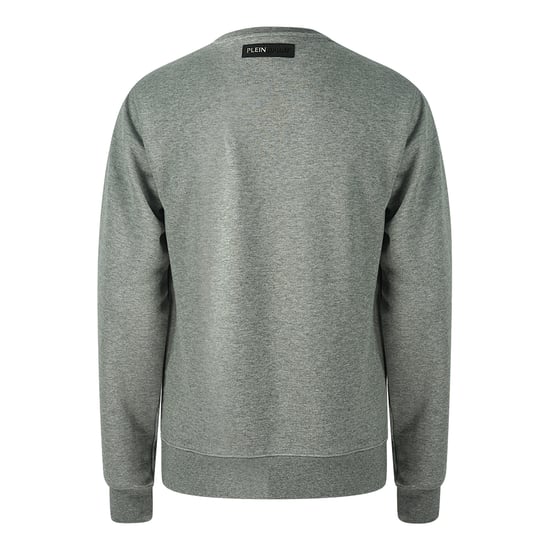Plein Sport Signature Logo Grauer Pullover - Image 2