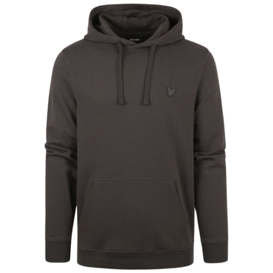 Lyle & Scott Tonal Eagle Logo Gunmetal Grey Pullover-Hoodie - Image 1