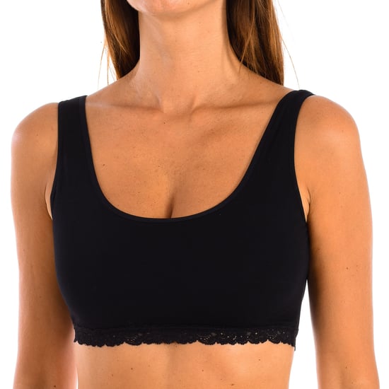 FRESH top with wide straps and elastic fabric 1032348 woman