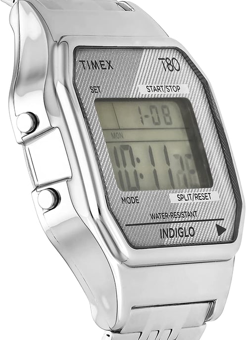 Timex T80 Unisex Silberne Uhr TW2R79300 - Image 4