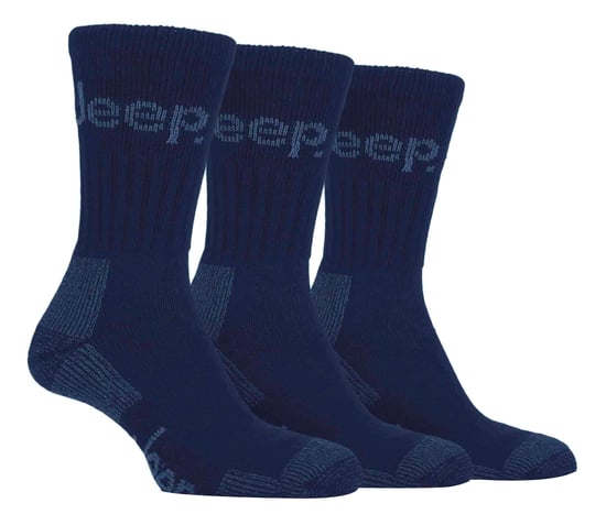 Herren 3 Paar Jeep Terrain Cushion Sole Wandern Wandern Arbeit Socken - Image 1