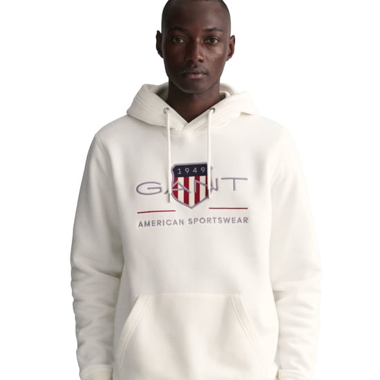 Gant Regular Archive Shield Hoodie Sweatshirt - Image 3